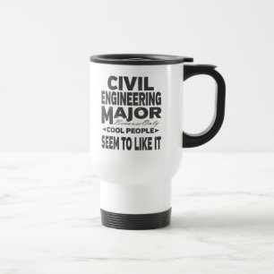 Mug De Voyage Collège du génie civil Cool majeurs