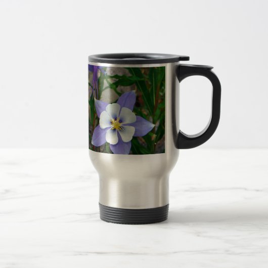 Mug De Voyage Colonne bleue (Droit)