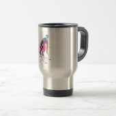 Mug De Voyage color d'eau skier (Devant droit)