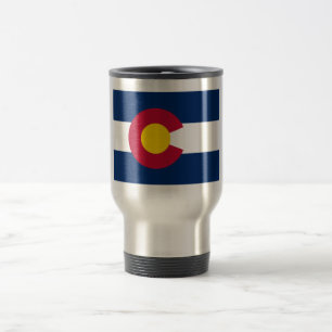 Mug De Voyage Colorado : le drapeau du centième État des États-U
