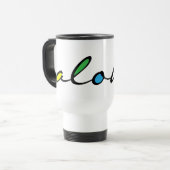 Mug De Voyage coloré ALOHA (Devant gauche)