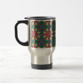 Mug De Voyage Colorful Ornate Kaleidoscope Pattern (Gauche)