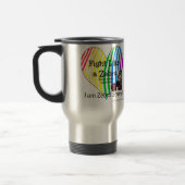 Mug De Voyage Combat comme une conscience d'Ehlers-Danlos de (Gauche)