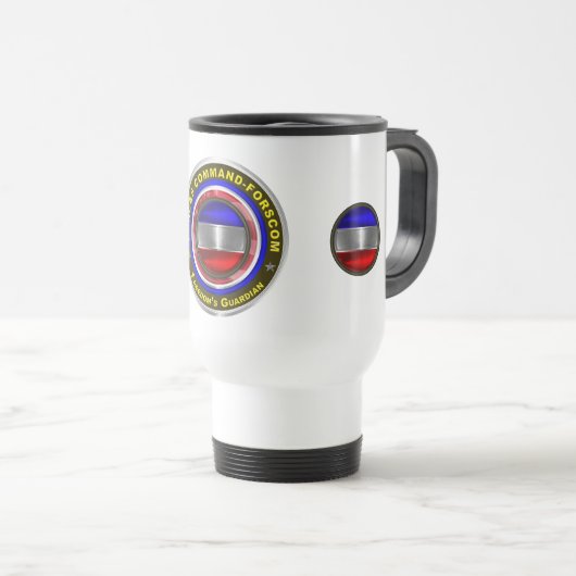 Mug De Voyage Commandement des forces armées FORSCOM (Devant droit)