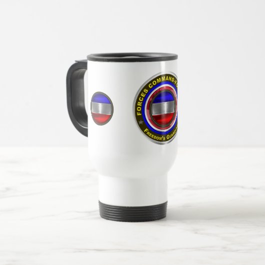 Mug De Voyage Commandement des forces armées FORSCOM (Devant gauche)