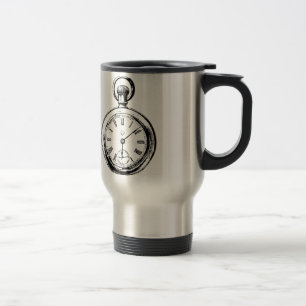 Mug De Voyage Comme l'illustration de montre de poche Clockwork