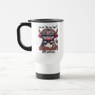 Mug De Voyage Comment je prends mon café ? Sérieusement très sér