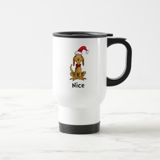 Mug De Voyage Comment le Grinch a volé Noël | Max est gentil (Droite)