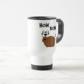 Mug De Voyage Comment maintenant Brown vache Voyage Musique (Devant droit)