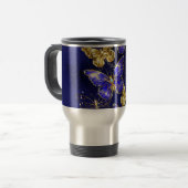 Mug De Voyage Composition avec les papillons Sapphire (Devant gauche)