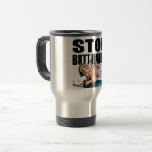 Mug De Voyage COMPOSITION de BOUT d'ARRÊT d'Oxygentees (Devant gauche)