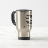 Mug De Voyage Comptable de joute d'esprit (Devant gauche)