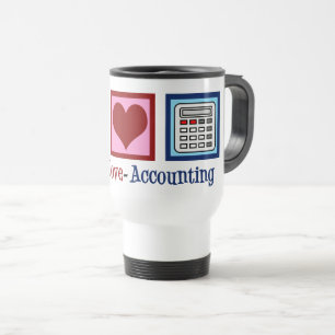 Mug De Voyage Comptable des mûres comptables Peace Love