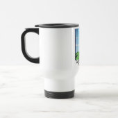 Mug De Voyage Comté de Durham, Angleterre affiche de train (Gauche)