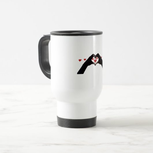 Mug De Voyage “Con el corazón en la mano” (Devant gauche)