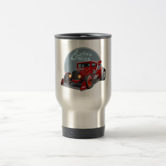 Mug De Voyage Concept de voiture de course retro personnalisé