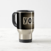Mug De Voyage Concept de YOLO (Devant gauche)