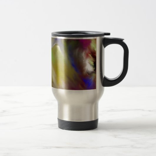 Mug De Voyage Conception abstraite d'ange (Droit)