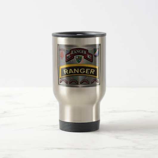Mug De Voyage Conception améliorée 75e régiment de Rangers sans  (Centre)