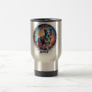 Mug De Voyage Conception artistique de chiot mignon pour les amo