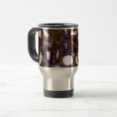 Mug De Voyage Conception d'Agate blanc Brown violet (Devant gauche)