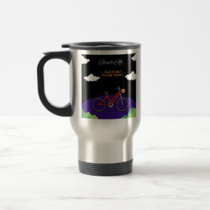 Mug De Voyage Conception d'art de vélo minimaliste