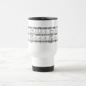 Mug De Voyage conception de code binaire (Centre)