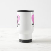 Mug De Voyage Conception de cœur d'amour de Saint-Valentin de ph (Centre)