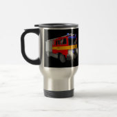 Mug De Voyage Conception de dessin du moteur cool d'incendie pou (Gauche)