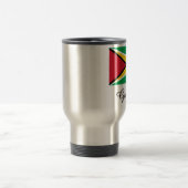 Mug De Voyage Conception de drapeau de la Guyane (Centre)