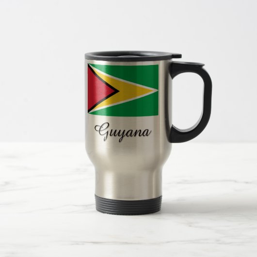 Mug De Voyage Conception de drapeau de la Guyane (Droit)