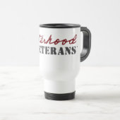 Mug De Voyage Conception de fierté militaire des sœurs de vétéra (Devant droit)