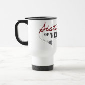 Mug De Voyage Conception de fierté militaire des sœurs de vétéra (Gauche)