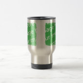 Mug De Voyage Conception de frontière de frange - 2 dégrossis (Centre)