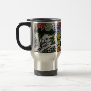 Mug De Voyage Conception de graffitis