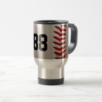 Conception de joueur de baseball avec numéro de ma