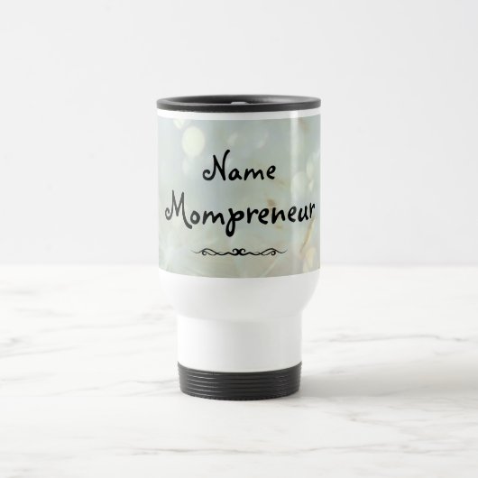 Mug De Voyage Conception de l'entrepreneur (Centre)
