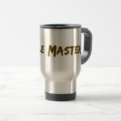 Mug De Voyage Conception de lettrage Jungle Master (Devant droit)