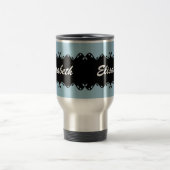 Mug De Voyage Conception de monogramme customisée (Centre)