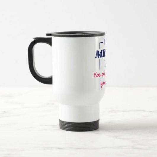 Mug De Voyage Conception de motivation Mentalité de réflexion da (Gauche)