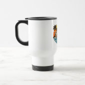 Mug De Voyage Conception de nom de Thomas Retro Sunset (Gauche)