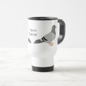 Mug De Voyage Conception de pigeon (Devant droit)
