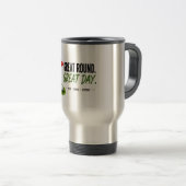 Mug De Voyage Conception de typographie Golf Red Flag Golf Lifes (Devant droit)