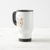 Mug De Voyage Conception d'illustration de lama mignon (Devant gauche)