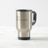 Mug De Voyage Conception drôle de Pilates (Devant droit)