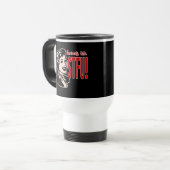 Mug De Voyage Conception drôle du jour de mère (Devant gauche)