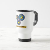 Mug De Voyage Conception du Cercle d'Or (Devant droit)