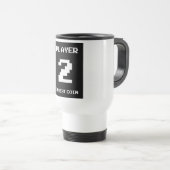 Mug De Voyage Conception du joueur 2 (Devant droit)