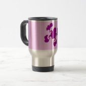 Mug De Voyage Conception Froggy Violet (Devant gauche)