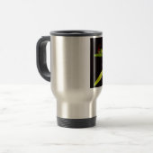 Mug De Voyage Conception Irlandaise - Collection Laiton et Fleur (Devant gauche)
